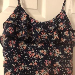 Candies blue floral romper- size 9